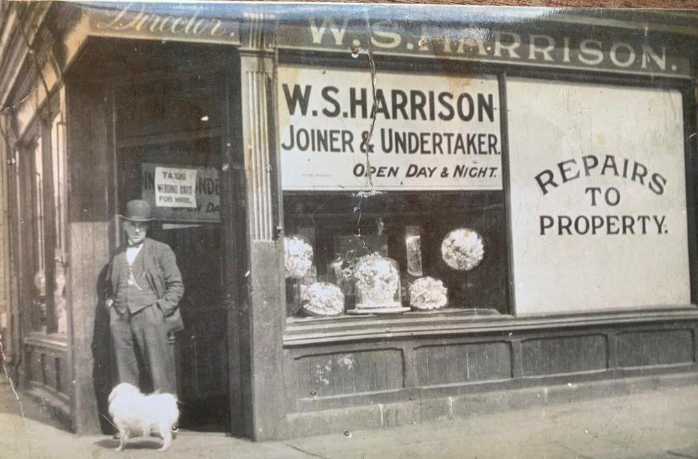 WS Harrison funereal Directors historical image